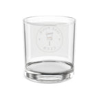 One Pour Club (White) Rocks Glass — 10 oz Whiskey Glass