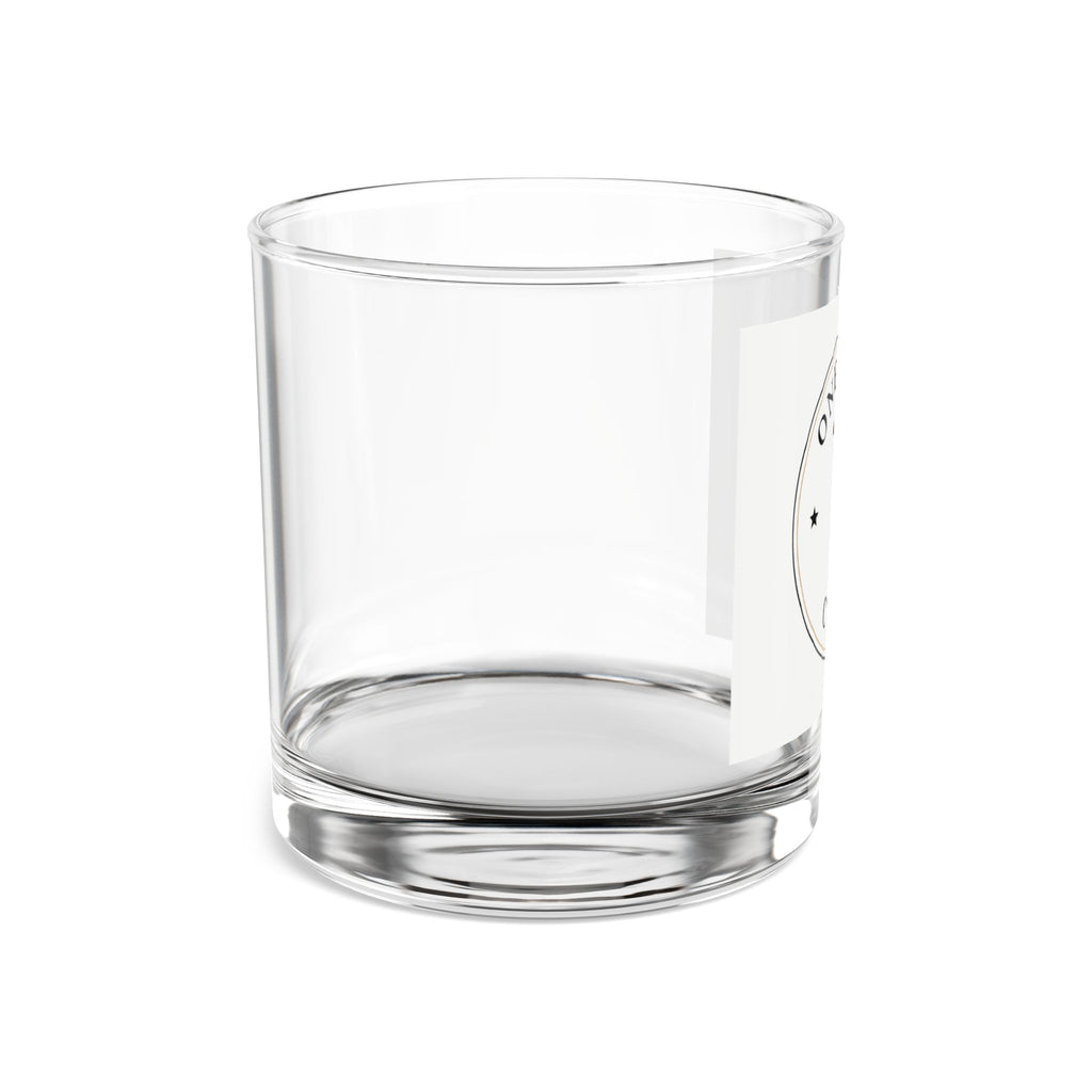 One Pour Club (White) Rocks Glass — 10 oz Whiskey Glass