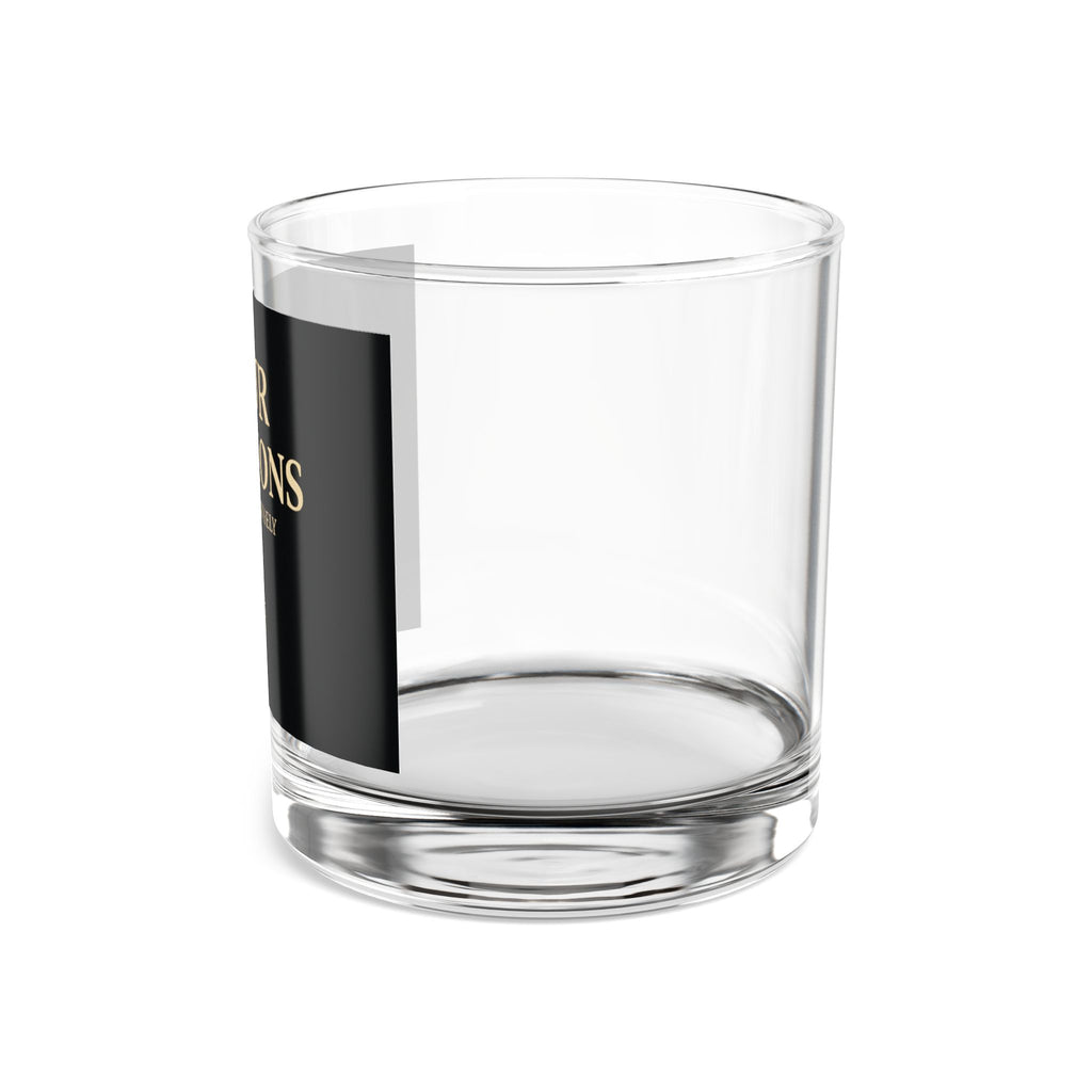 Pour Decisions Rocks Glass — 10 oz Whiskey Glass