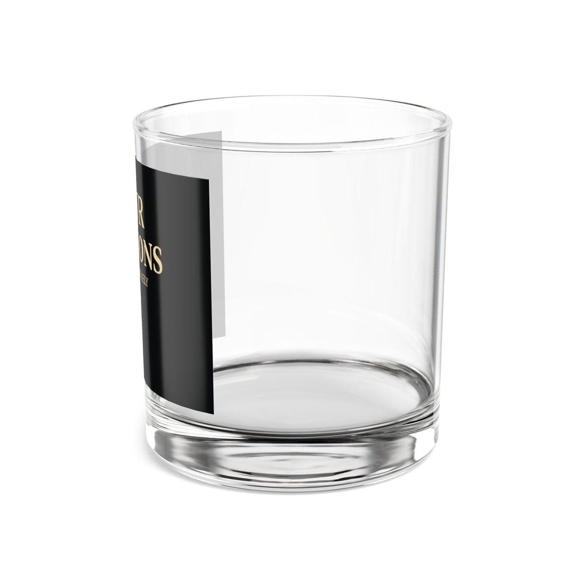 Pour Decisions Rocks Glass — 10 oz Whiskey Glass