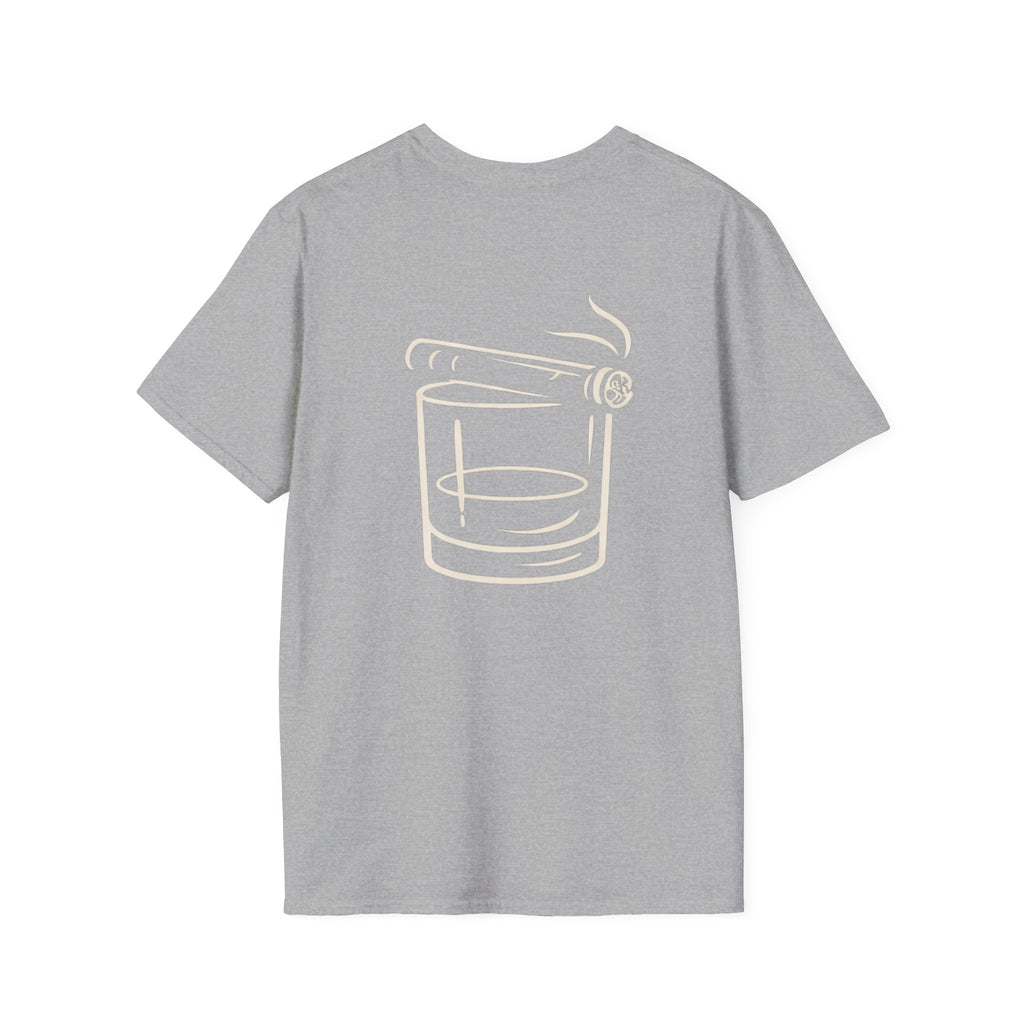 Whiskey Glass & Cigar T-Shirt