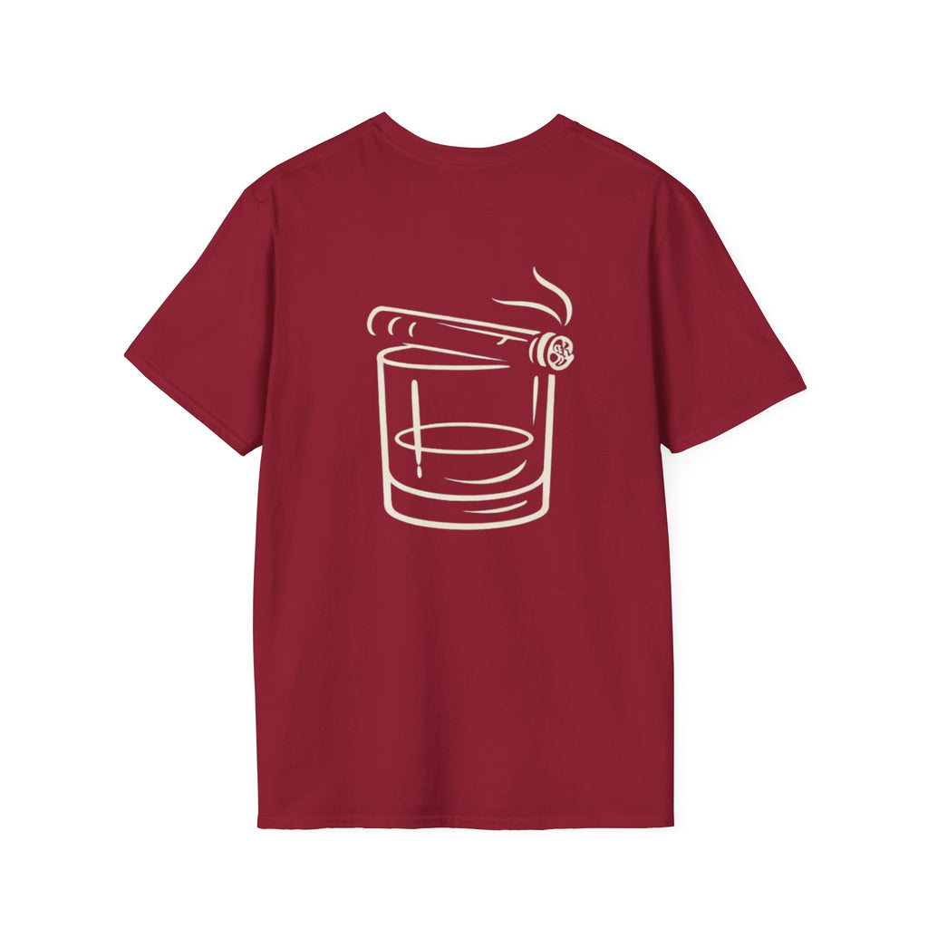 Whiskey Glass & Cigar T-Shirt