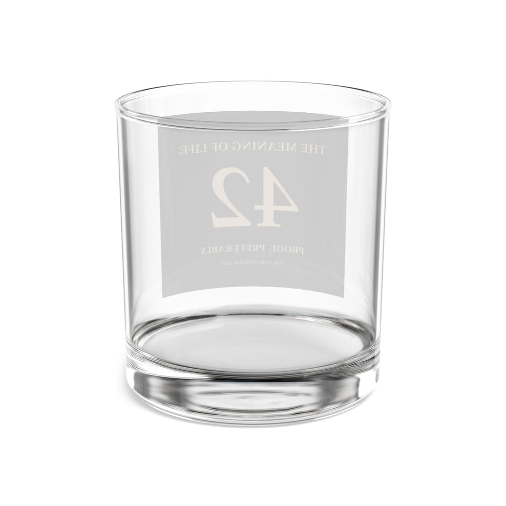 Meaning of Life Rocks Glass — 10 oz Whiskey Glass