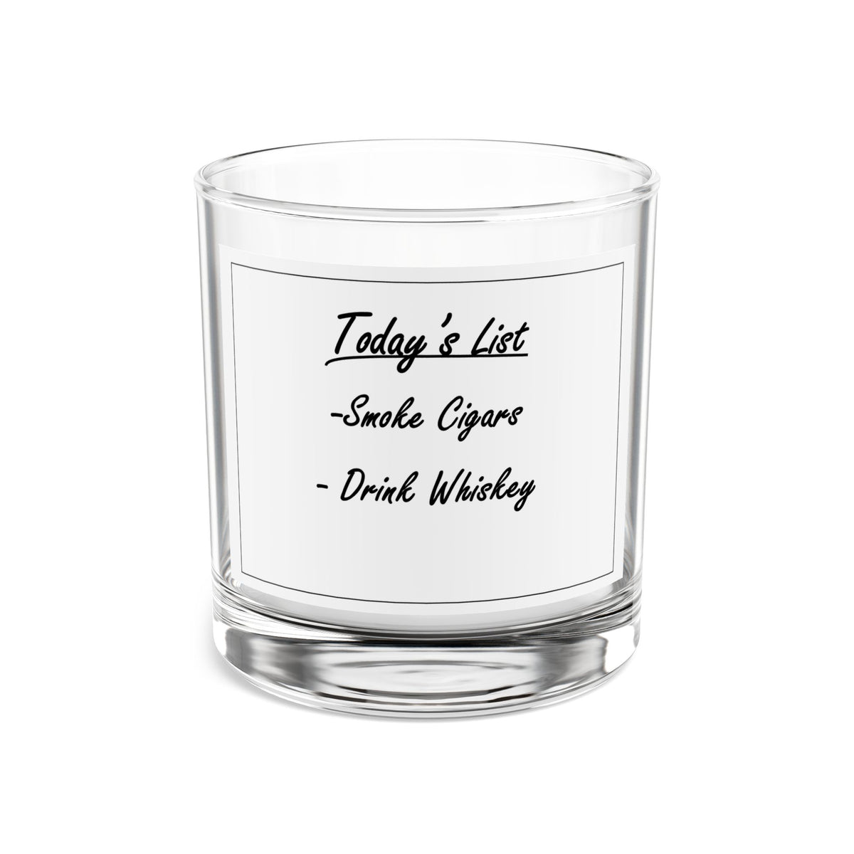 Today's List - 10 oz Rocks Glass