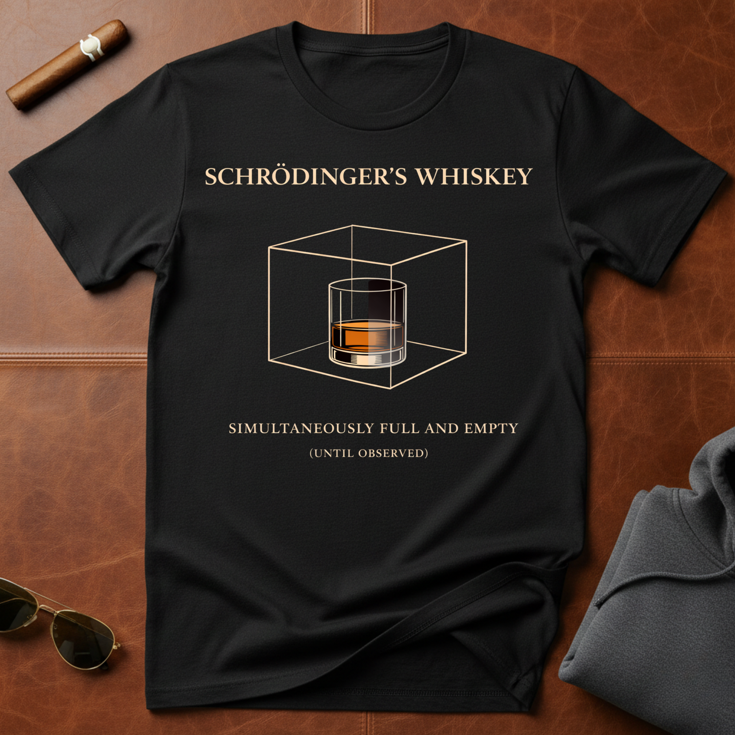 Schrodinger's Whiskey T-Shirt